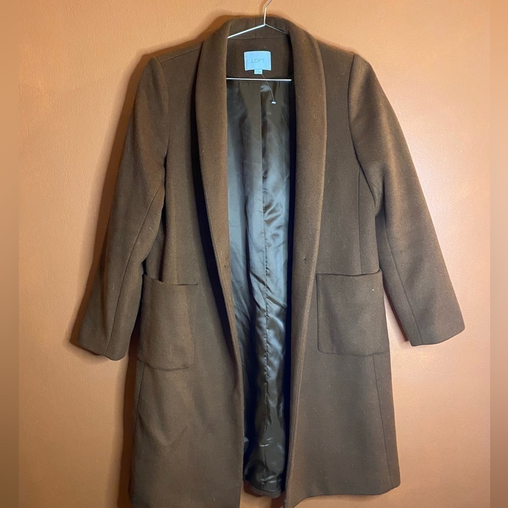 LOFT Single Button Coat